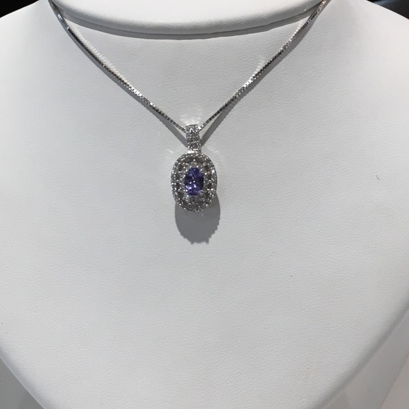 ✨Helzberg Diamond Tanzanite Necklace✨ - Picture 5 of 5
